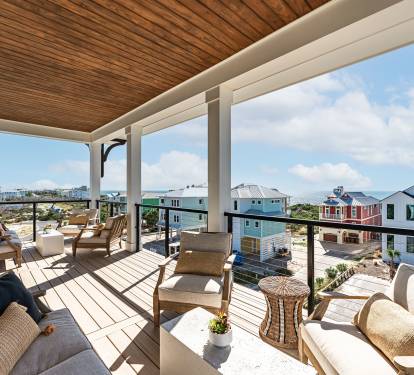 Gulfside Balcony off Living Room