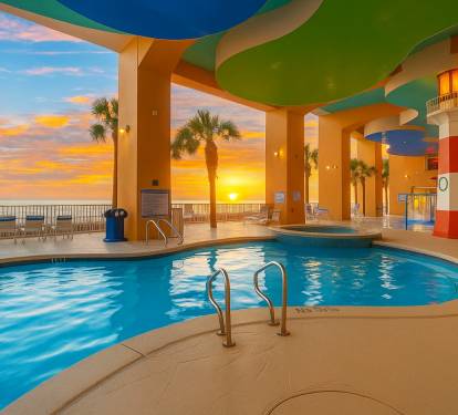 Sunset at Pool
