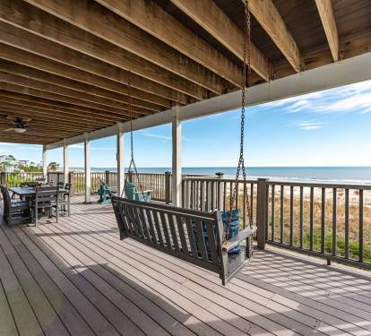 Relax on the Swing and Adirondack Chairs Where Fantastic Views Abound