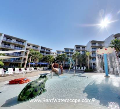 Splash Pad and Waterslide
