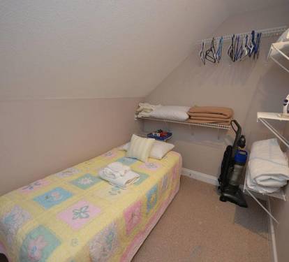 Toddler Bed in master closet