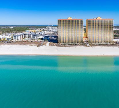 Aerial View of Calypso Resort