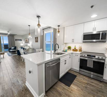 Cook your favorite meal in our fully stocked, brand new kitchen with all new appliances! 