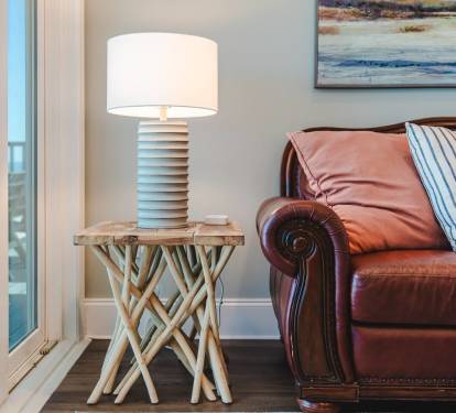Comfy Seating and Cool Coastal Decor