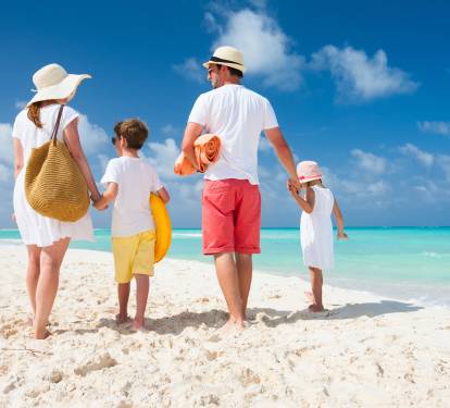 Family beach getaway.  We provide beach chairs, umbrella and towels.  Memories that will last forever!
