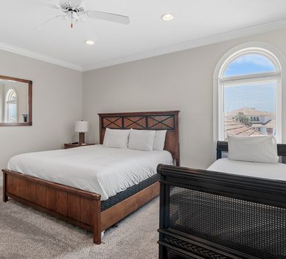 Bedroom 4 — king bed with trundle