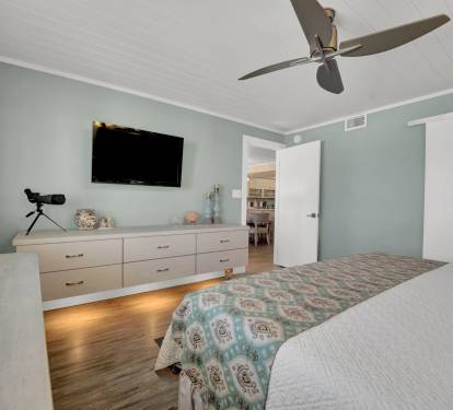 Master Bedroom with Smart TV