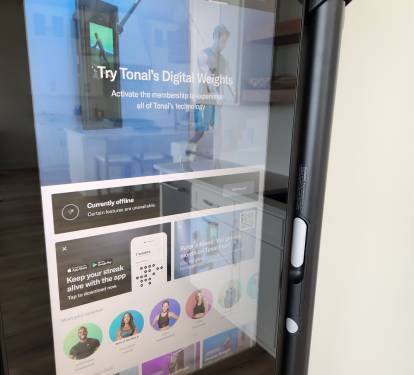 Tonal Smart Gym includes Free Access to the Tonal Membership which gives you access to innovative features, artificial intelligence which will make weight adjustments for you & assess your form and gives you cues, guided workouts, and expert coaching.