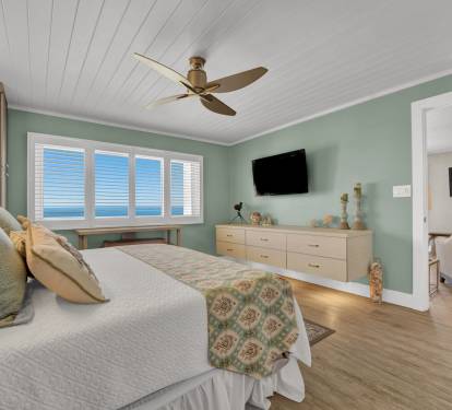 Master Bedroom with Smart TV