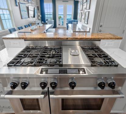 Kitchen With Gas Stove