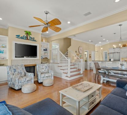 Open downstairs living space