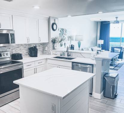 Kitchen and Living Room