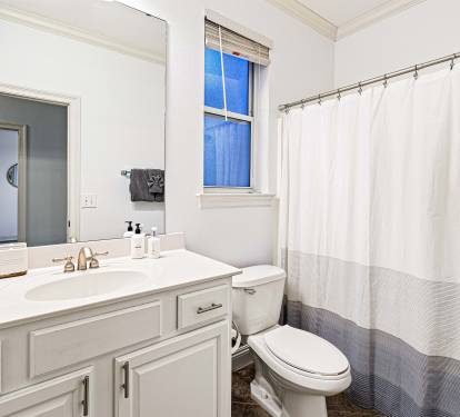 Three full bathrooms means no morning traffic jams. Everyone gets ready on their own schedule.