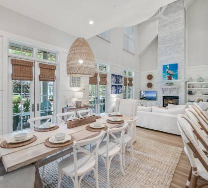 Dining for up to 12 guests