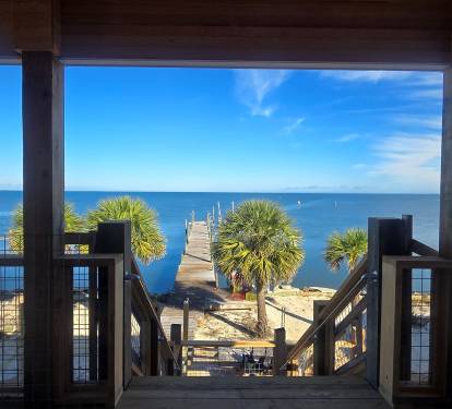 View from deck