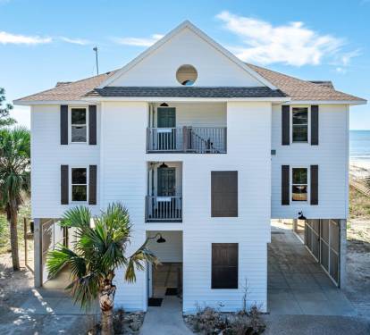 SeaScape is Located on the Lower Floor of This Gorgeous Beach Front Property