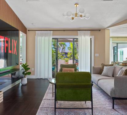 Spacious Open-Concept Living Area Designed for Ultimate Relaxation and Luxury.