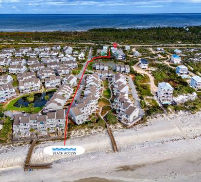 Short Walking Directions to the Beach