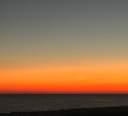 Sunset from the Rooftop Deck
