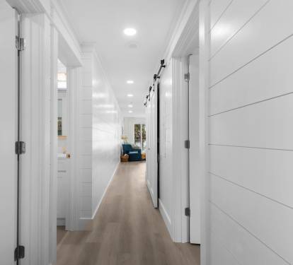 Spacious hallway