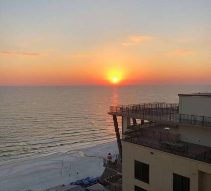 Sunset from west balcony