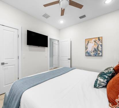 Resort-like comforts await in all three bedrooms.