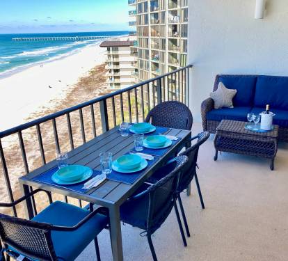 Huge Private Balcony
