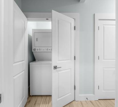 Take home a suitcase full of clean clothes by utilizing our modern washer and dryer.