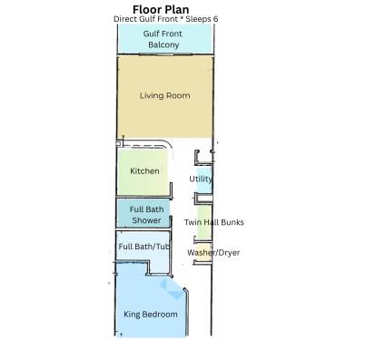Clear property layout showing the spacious flow and convenient room transitions.