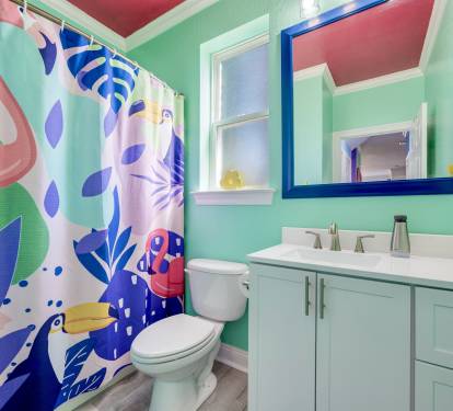 downstairs bathroom.