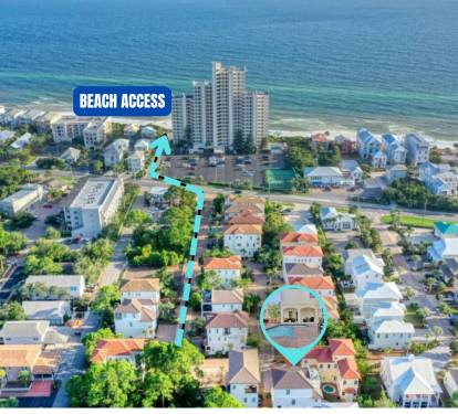 Just steps away from the Gulf of Mexico!