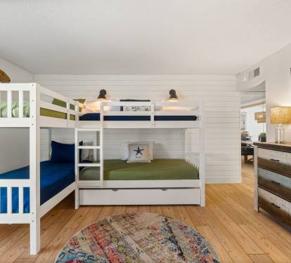 Bunkroom with Trundle - Sleeps 5