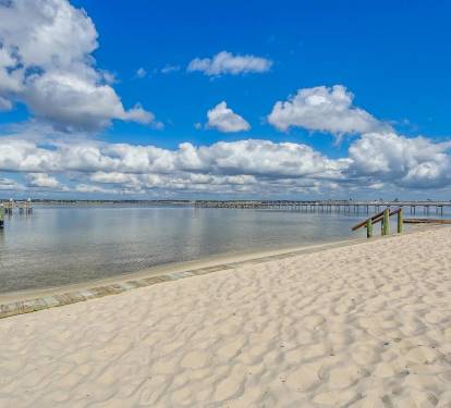 Sound Side Beach Located ON Property!