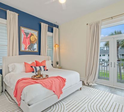 Primary bedroom is the perfect retreat