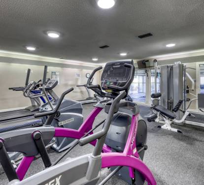 Fitness Center in Indoor Heated Pool building