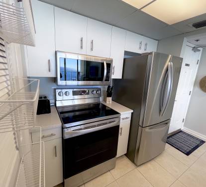 Nice clean kitchen appliances