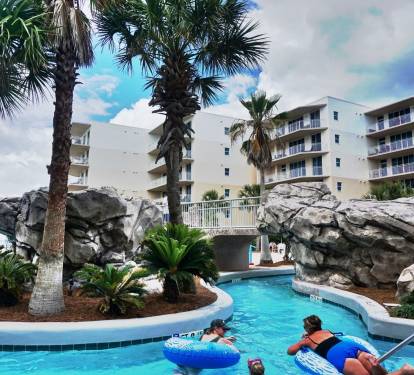 The lazy river is just what the doctor ordered for your weekend getaway!