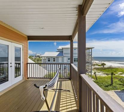 Ocean view deck off King bedroom