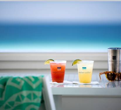Drinks and Food Service available at Beach Club and Camp