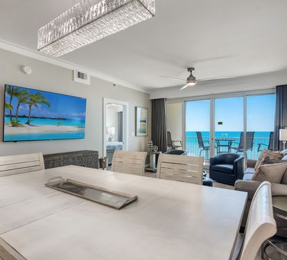 Incredible Gulf Views from the living room and kitchen