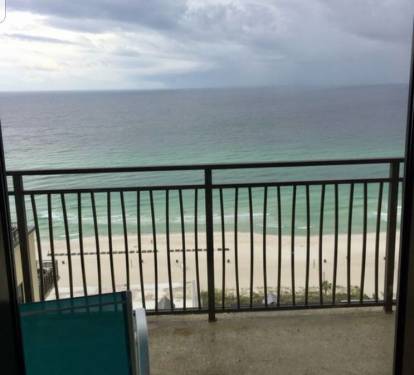 View from oversized balcony 