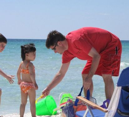 Fun times with the family at the beach!