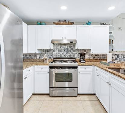 This kitchen is a handicap friendly kitchen.
