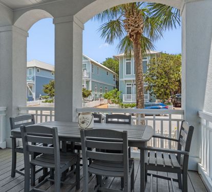 Al Fresco dining on the Front Porch