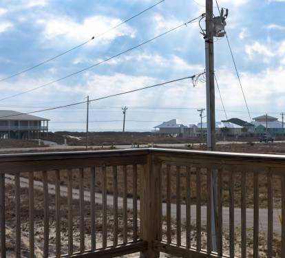 Gulf beach access right across the street