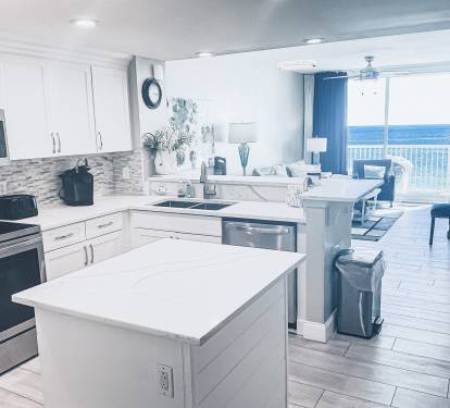 Kitchen and Living Room
