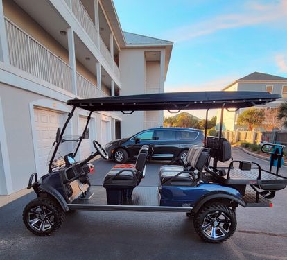 6 person street legal golf cart