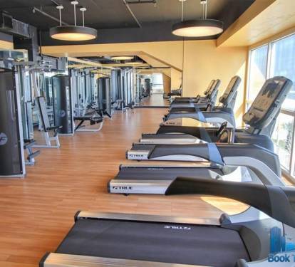 Work Out while looking at the Beach