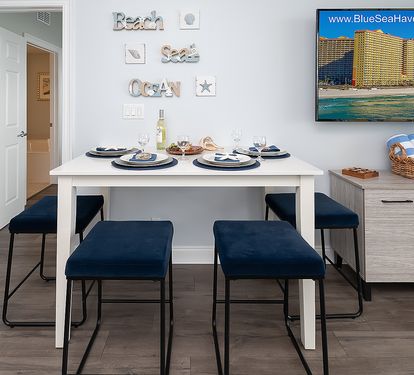 Dining table with chairs