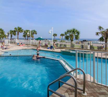 Enjoy 2 hot hubs that are beach front